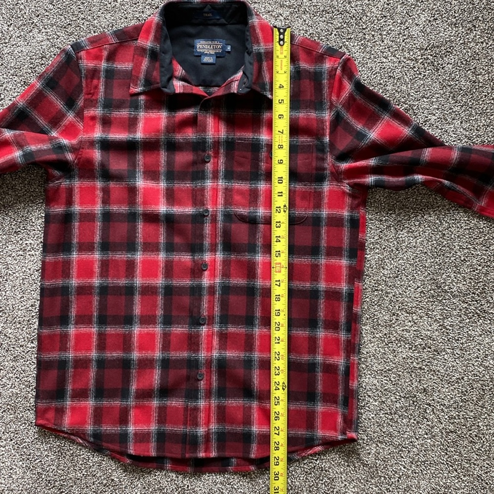 Pendleton Men's Plaid Elbow-Patch Trail Shirt - M… - image 5